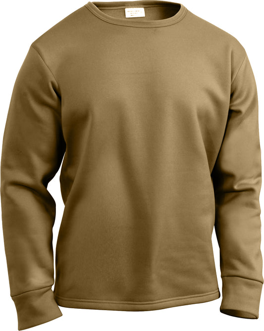 Coyote Brown ECWCS Poly Crew Neck Top