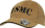 Coyote Brown Deluxe Vintage USMC Embroidered Low Pro Cap
