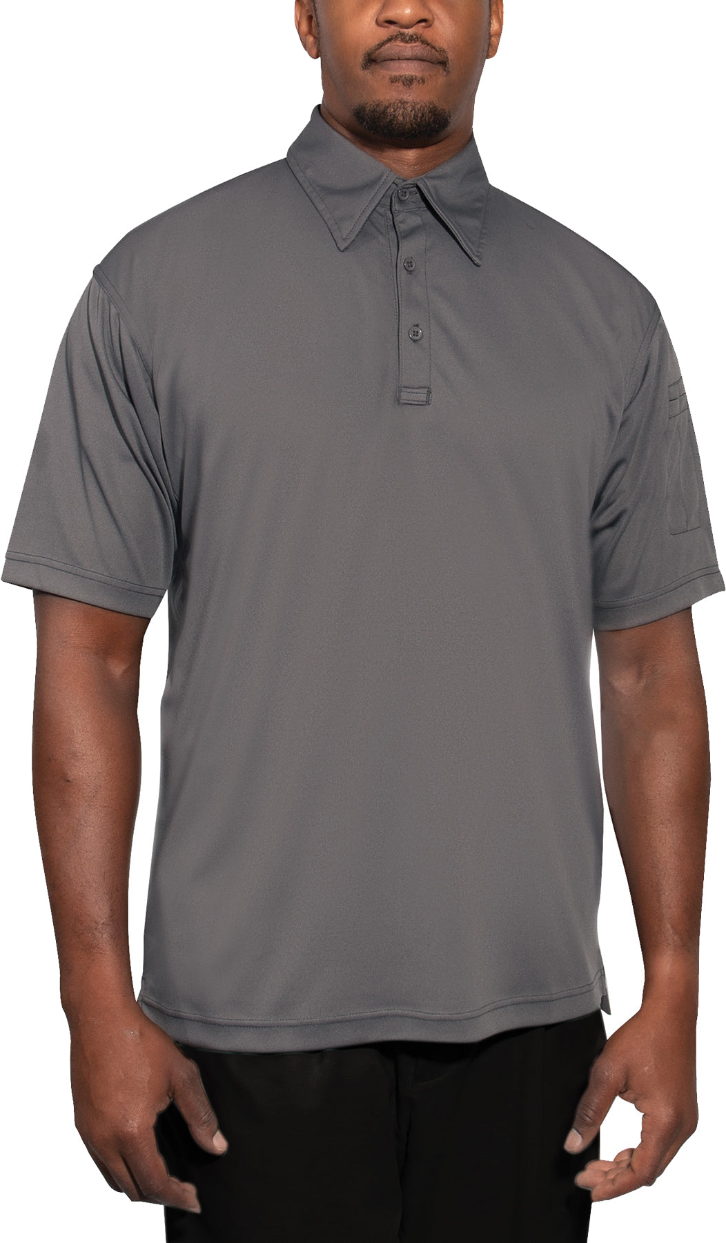 Grey - Tactical Performance Polo Shirt