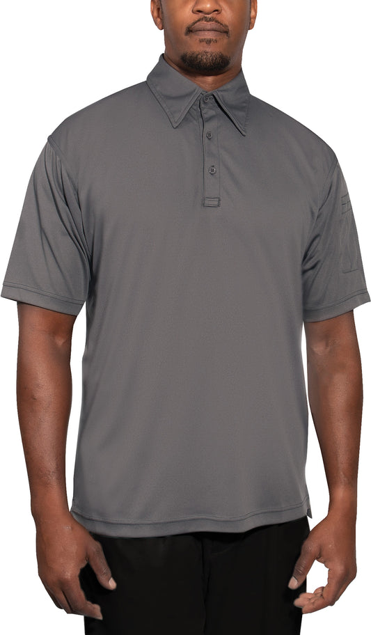 Grey - Tactical Performance Polo Shirt