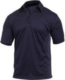 Midnight Navy Blue - Tactical Performance Polo Shirt