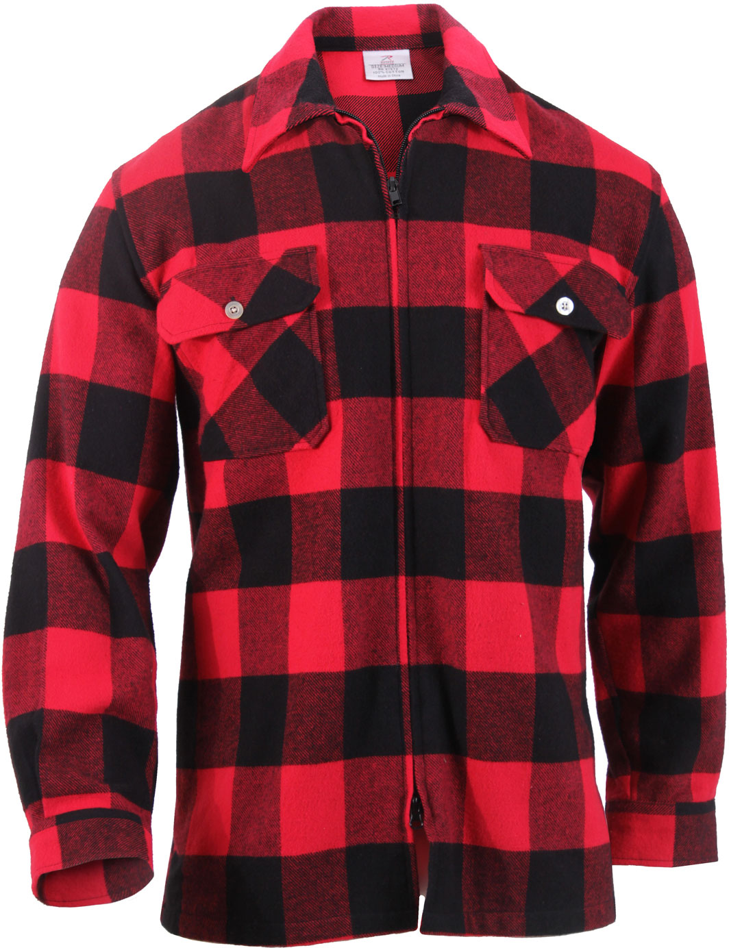 Red Concealed Carry Flannel Shirt - Galaxy Army Navy