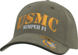 Olive Drab USMC Semper Fi Low Profile Cap