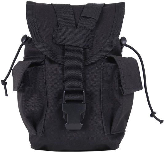 Black - MOLLE II Canteen & Utility Pouch