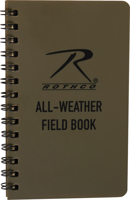 Coyote Brown - All-Weather Waterproof Notebook (3" X 5")
