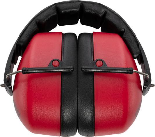 Red Folding Noise Reduction Ear Muffs Shooting Protection