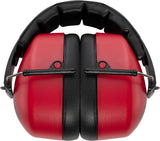 Red Folding Noise Reduction Ear Muffs Shooting Protection