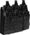 Black MOLLE Open Top Six Rifle Mag Pouch