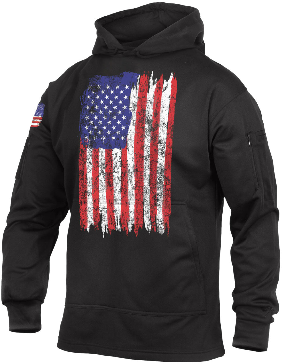 Red / White / Blue - U.S. Flag Concealed Carry Hoodie