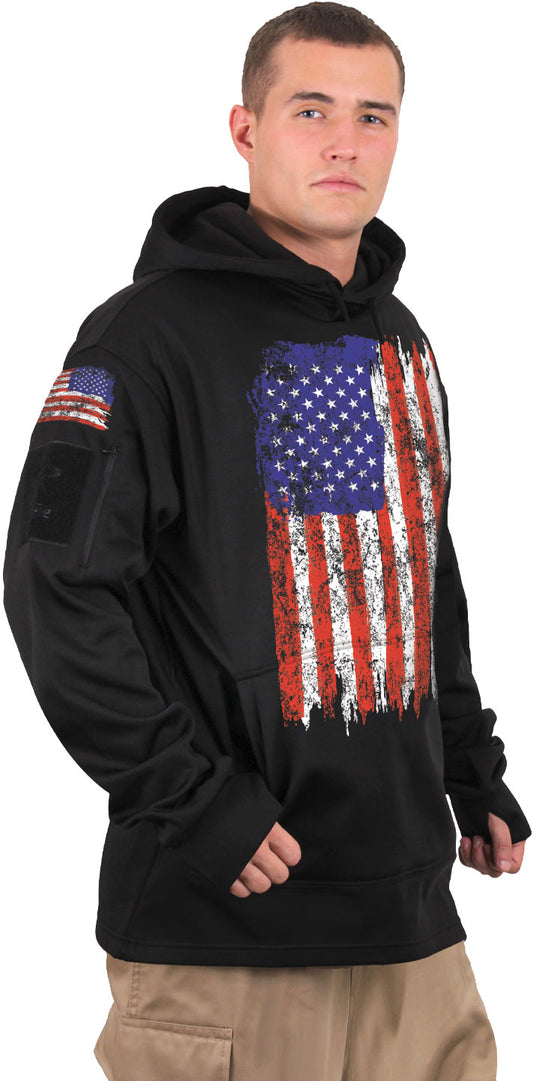 Red / White / Blue - U.S. Flag Concealed Carry Hoodie