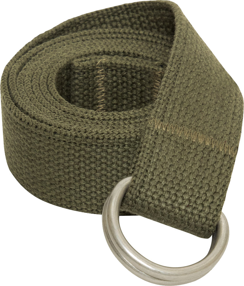 Olive Drab - Military D-Ring Expedition Belt