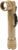 Coyote Brown - Military GI Style Mini Anglehead Flashlight