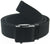 Black - Military Web Belt with Black Buckle - Nylon