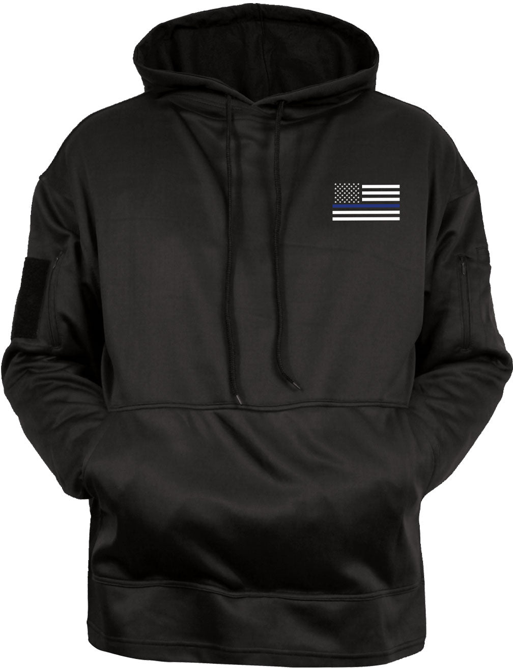 Thin blue line concealed carry hoodie Clearance