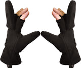 Black - Military GI Style Sniper Gloves