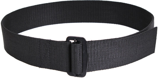 Black Tactical Riggers Belt Heavy Duty Military Duty Belt with Metal Buckle 1.75"