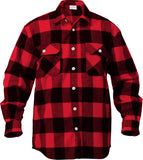 Red Plaid - Extra Heavyweight Buffalo Plaid Flannel Shirt