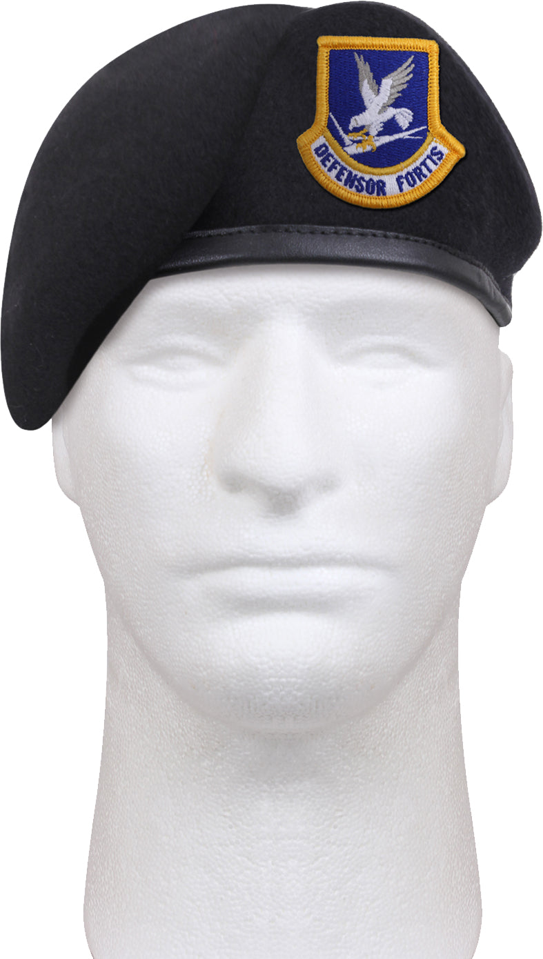 Midnight Navy Blue - Inspection Ready Beret With USAF Flash