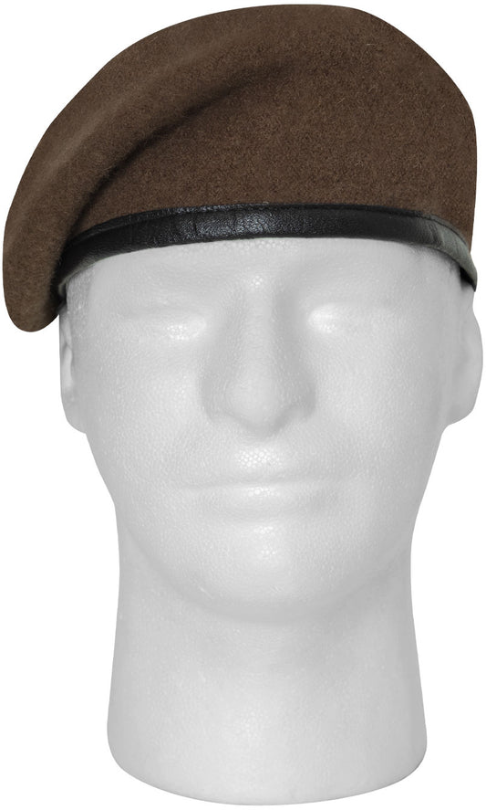 Brown - G.I. Type Inspection Ready Beret