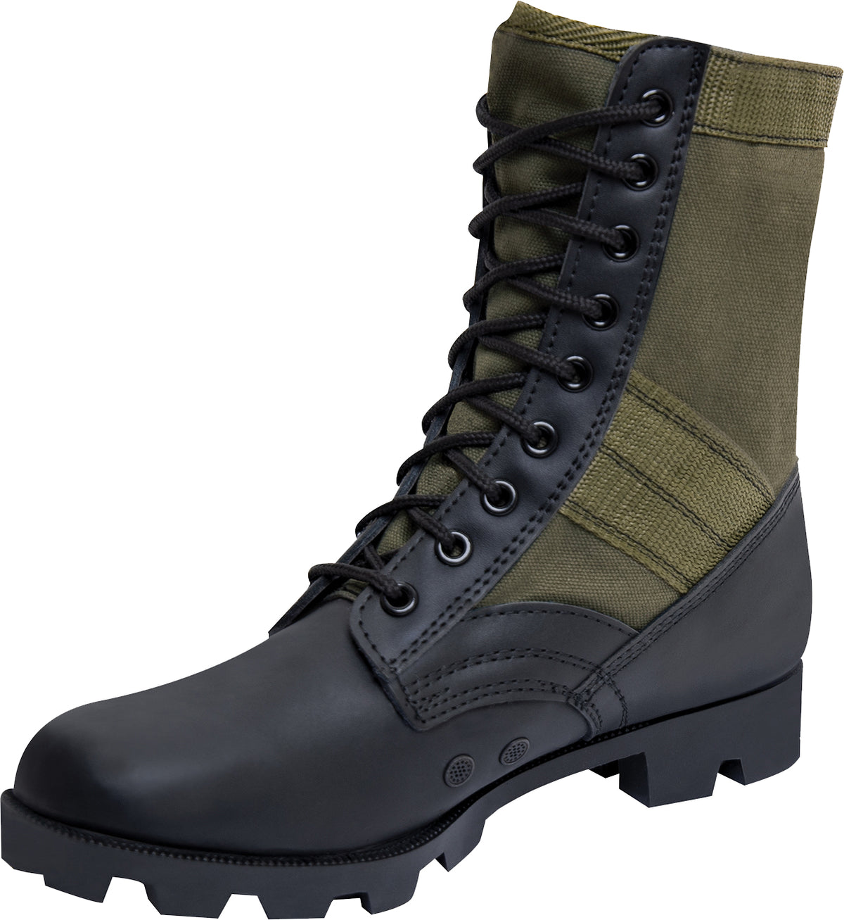 Olive Drab - Vietnam Style Jungle Boots Tactical Combat Military Hiking Outdoor Panama Sole