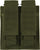OLIVE- Tactical MOLLE Double 9MM Pistol Mag Pouch