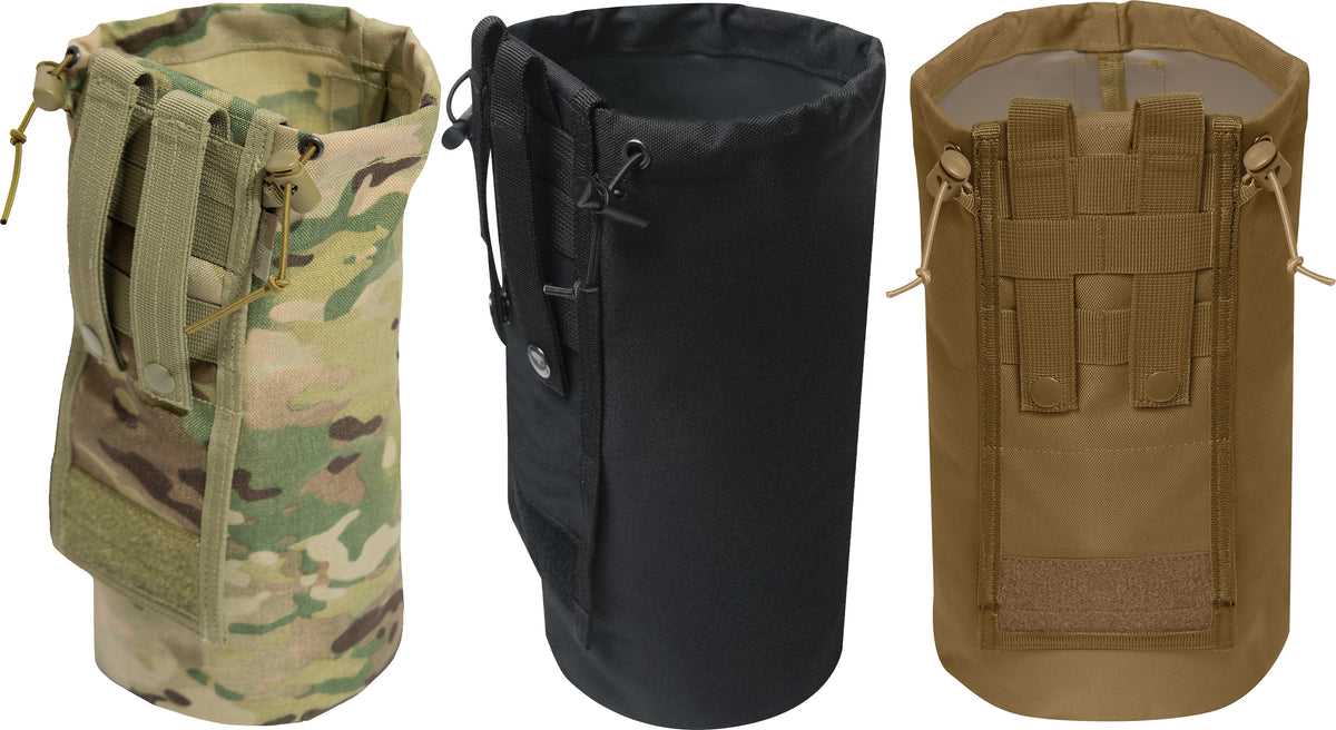 Roll Up Dump Pouch Tactical Utility Case Folding Cylinder Military MOLLE