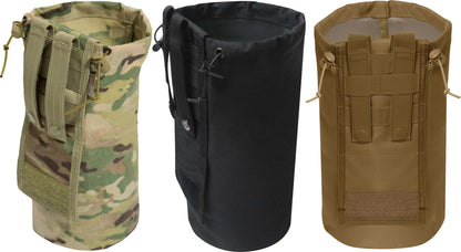 Roll Up Dump Pouch Tactical Utility Case Folding Cylinder Military MOLLE