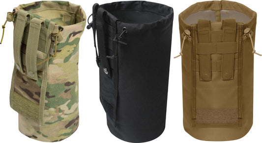 Roll Up Dump Pouch Tactical Utility Case Folding Cylinder Military MOLLE