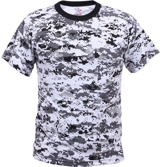 City Digital Camo - Tactical Short Sleeve T-Shirt, Poly/Cotton