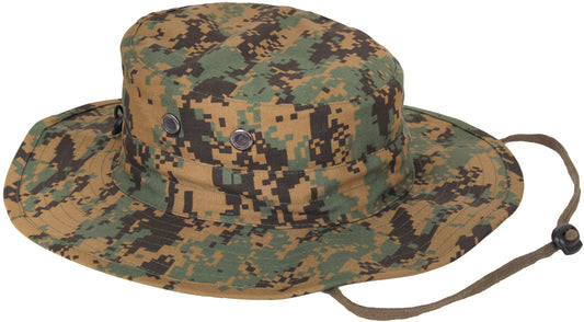 Woodland Digital Camo - Adjustable Boonie Hat