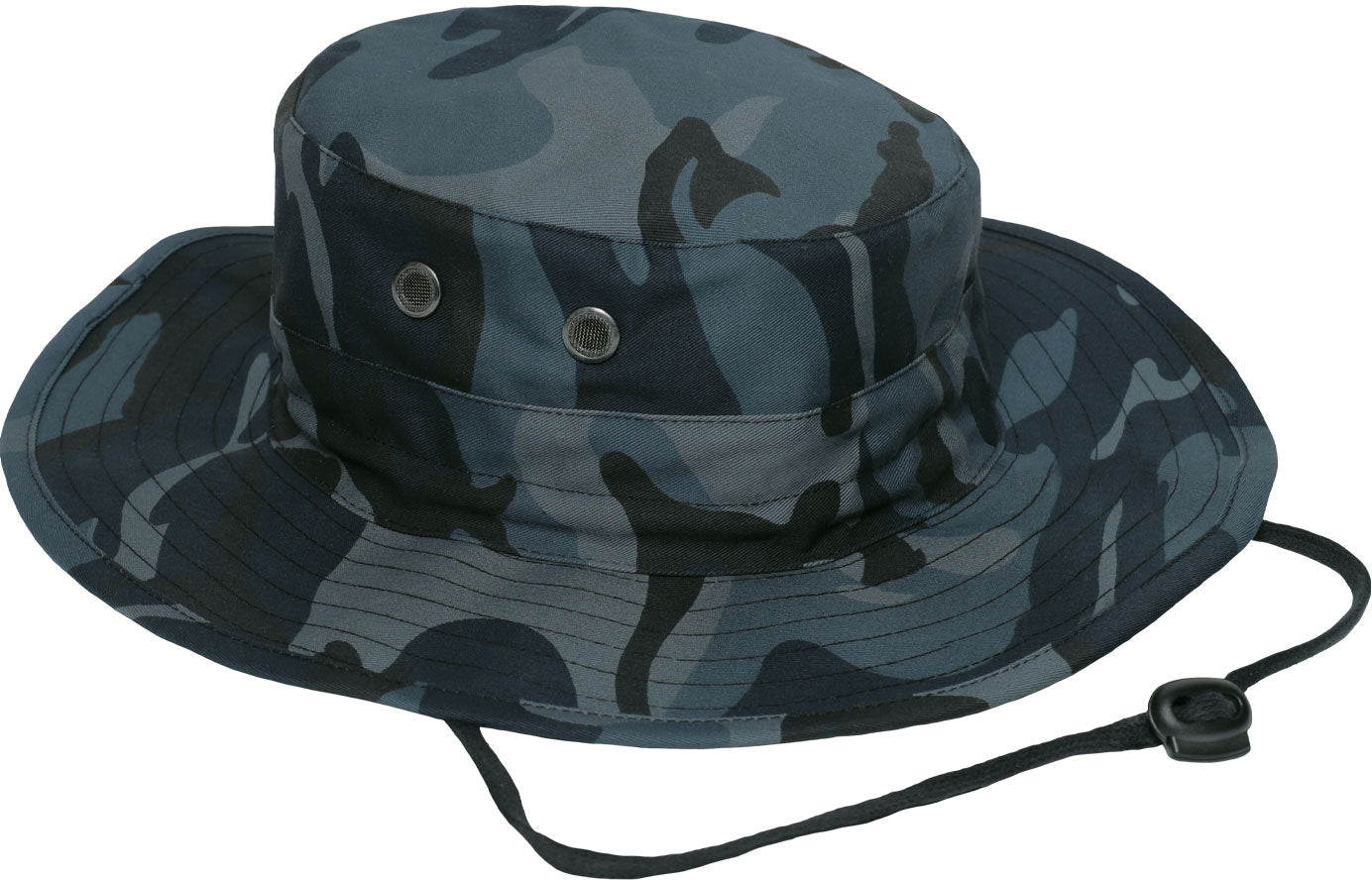 Midnight Blue Camo - Adjustable Boonie Hat