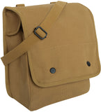 Coyote Brown - Canvas Map Case Shoulder Bag