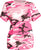 Pink Camo - Womens Long Length Camo T-Shirt
