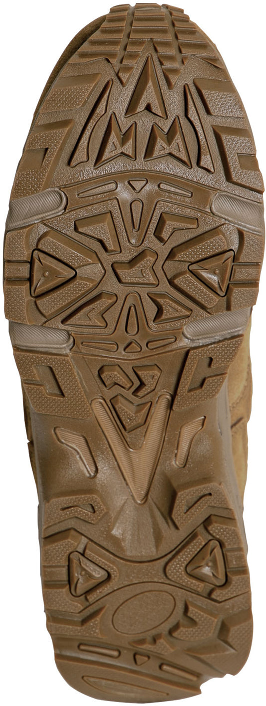 Coyote Brown - Forced Entry Deployment Boots With Side Zipper - 8 Inch