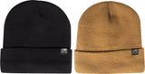 Deluxe Fine Knit Fleece-Lined Acrylic Watch Cap Warm Ski Hat