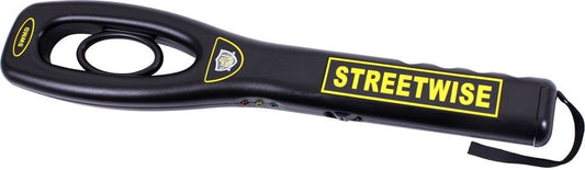 Streetwise Handheld Metal Detector Pinpointer Wand | Small Security Accessories | Security Guard Equipment