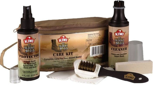 Kiwi Military Desert Boots Complete Cleaning Stain Remover Boot Care Kit