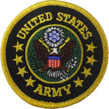 United States Army US Eagle Embroidered Logo Round 3
