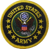 United States Army US Eagle Embroidered Logo Round 3
