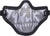 Black Skull Bravo Tactical Gear Strike Steel Skull Half Face Mask