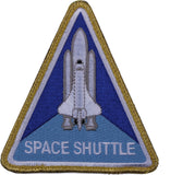 NASA Space Shuttle Morale Triangle Patch with Hook & Loop Back 4