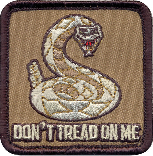Dont Tread On Me Embroidered Morale Patch 2.5" x 2.5"