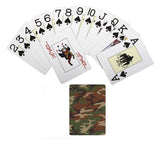 Woodland Camouflage Novelty Playing Cards - 3.5