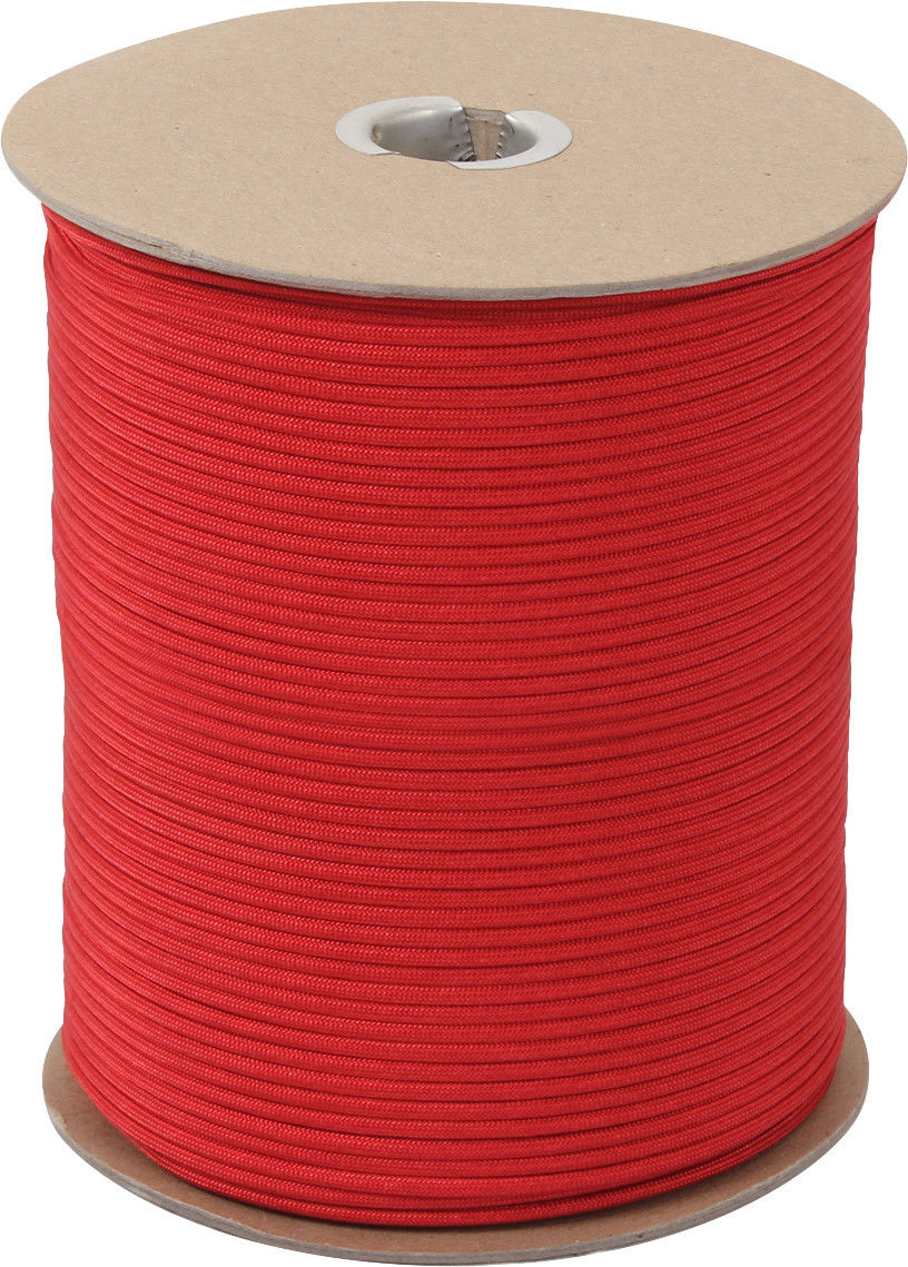 1/8 Inch Parachute Cord - Red - Strapworks