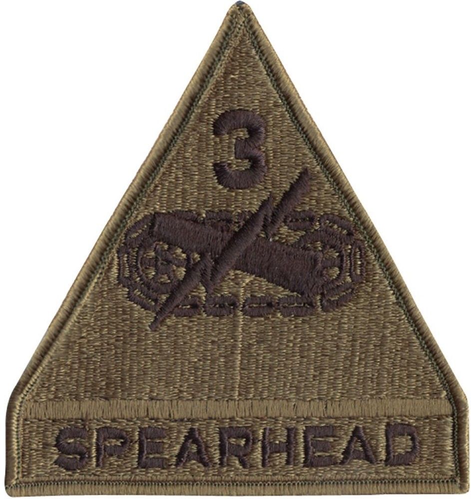 United States Army Spearhead 3rd Armored Division Patch