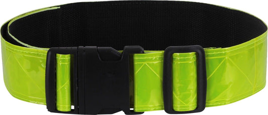 Neon Yellow Reflective US Army Physical Training PT Belt - High Visibility Adjustable Safety Belt