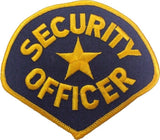 Security Officer Embroidered Patch 4.25