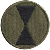 Subdued United States Army 7th Infantry Division Patch