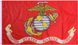United States Marine Corp USMC Globe & Anchor Semper Fidelis Deluxe Marines Flag
