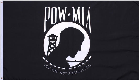POW-MIA You Are Not Forgotten Outdoors Flag, 3' x 5'
